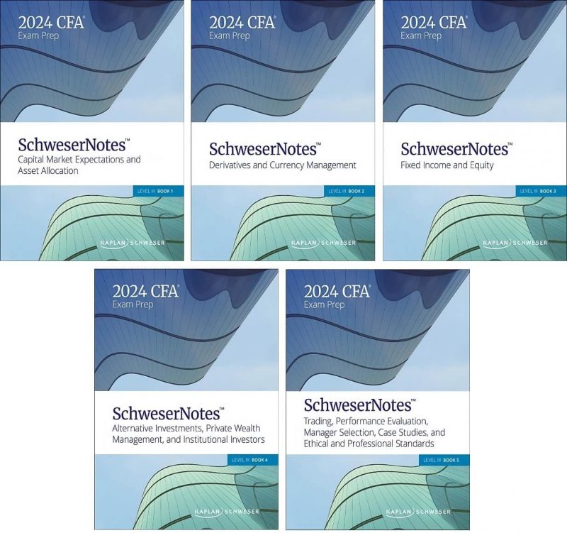 2024 CFA 第 3 级 Schweser Notes