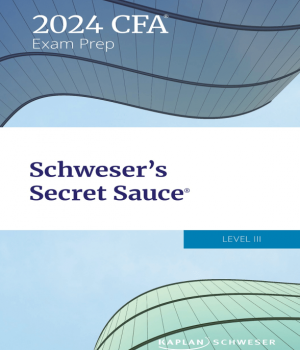 2024 CFA Schweser Molho Secreto Nível 3