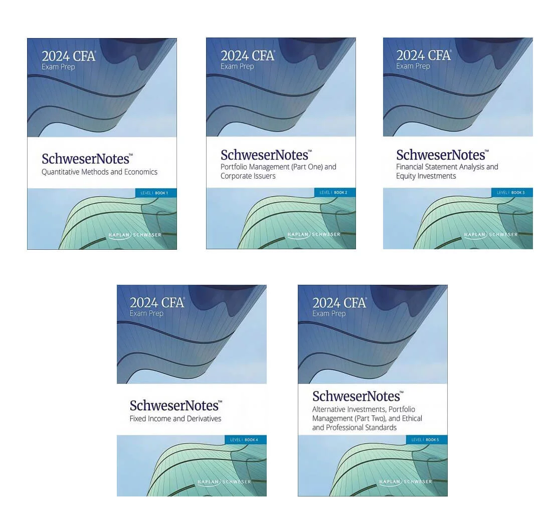 2024 CFA Level 1 Schweser Notes - CFA eBooks