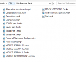Paket Latihan CFA