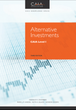 Alternative Investments: CAIA Level I, 3rd Edition