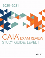 CAIA 学习指南 2020-2021 年一级