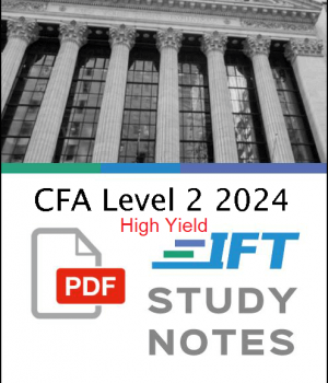 Notas de estudo CFA Nível 2 2024 IFT High Yield