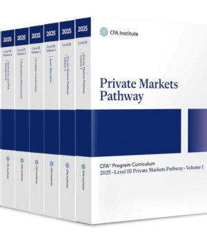 2025 CFA-Programm-Lehrplan Stufe 3 Private Markets Pathway Box Set