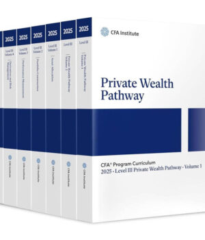 2025 Programa CFA Nivel 3 Private Wealth Pathway Box Set