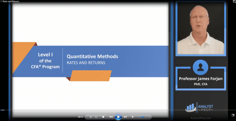 CFA Level 1 2025 AnalystPrep 視訊課程 + Notes