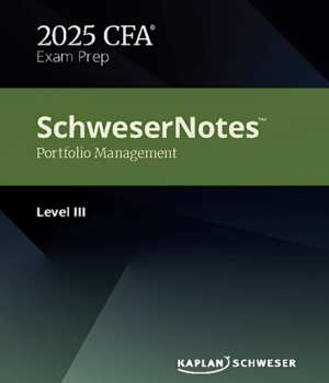 CFA 3 級 2025 Schweser Notes 投資組合管理