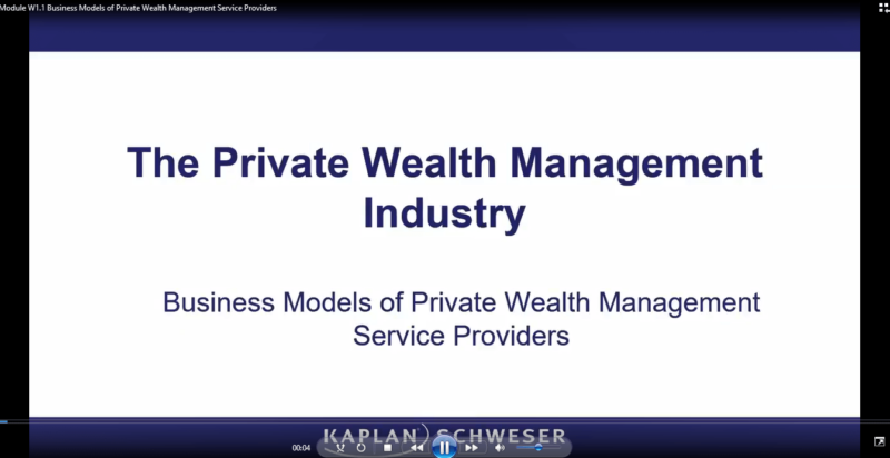 CFA Nivel 3 2025 Schweser Video Lectures + Workbook (Private Wealth Pathway)