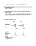 CMA del 2 MCQs Gleim 2024 (spørgsmål + svar)