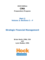 Hock CMA Part 2 Textbook 2024 : Gestion financière stratégique