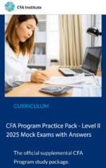 CFA Level 2 2025 Premium mocks with answers (en anglais)