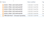2025 FRM Part 2 Schweser Notes + Quicksheet