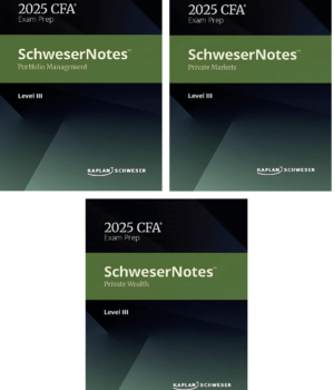 CFA 2025 Schweser Notes Level 3 Full Set All 3 Pathways